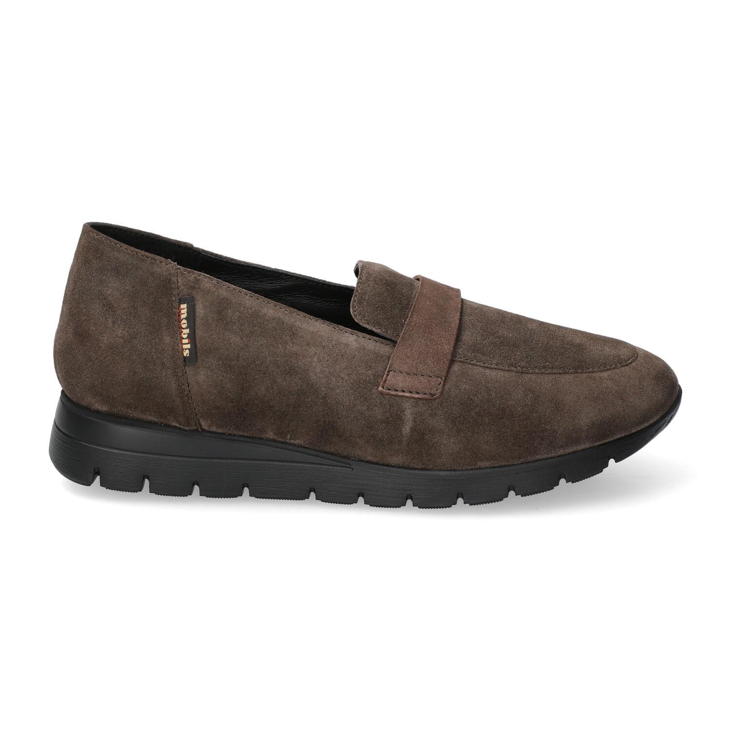 mocassins femme modèle Dixie brun fonce - Mephisto